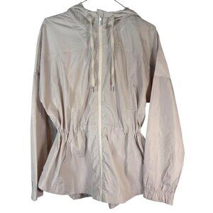 Apana Full Zip Hoodie Windbreaker Jacket Women Small Raincoat Lightweight